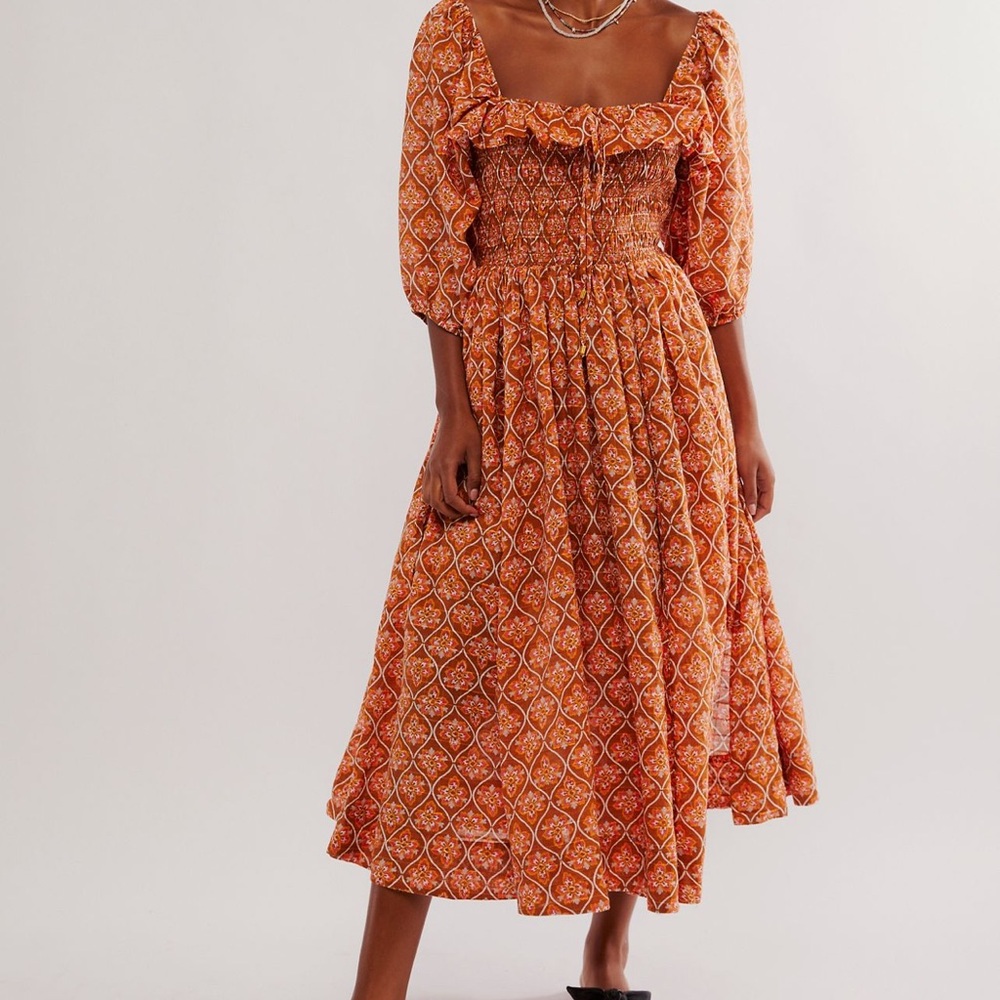 Free People NWT Oasis Midi Dress